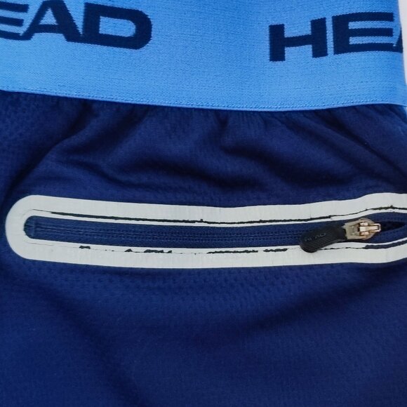 Head athletic long short blue men's size S - Picture 9 of 9